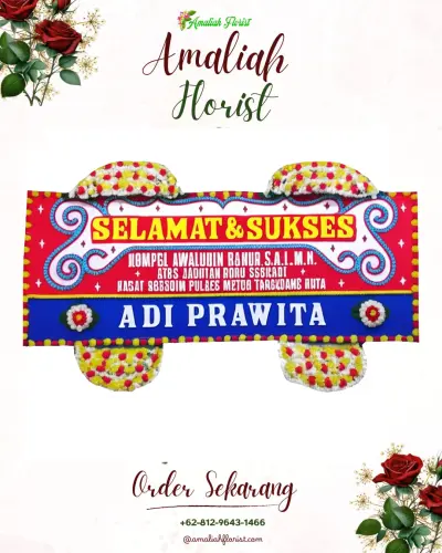 Karangan Bunga Ucapan Selamat di Kadugede